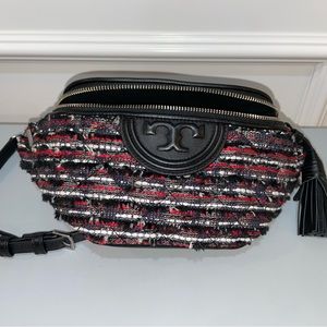 TORY BURCH Fleming Boucle Tweed Belt Bag NWOT